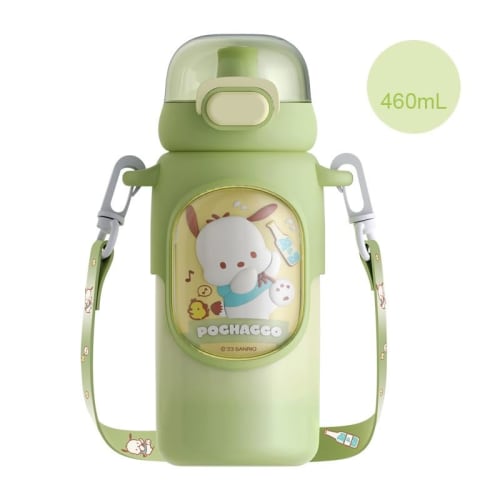 Kuromi, Cinnamoroll, My Melody, and Pochacco Water Bottles. Large Capacity, Direct Drinking, Vacuum Insulated, Thermos Flask, Keeps Hot or Cold, Wide