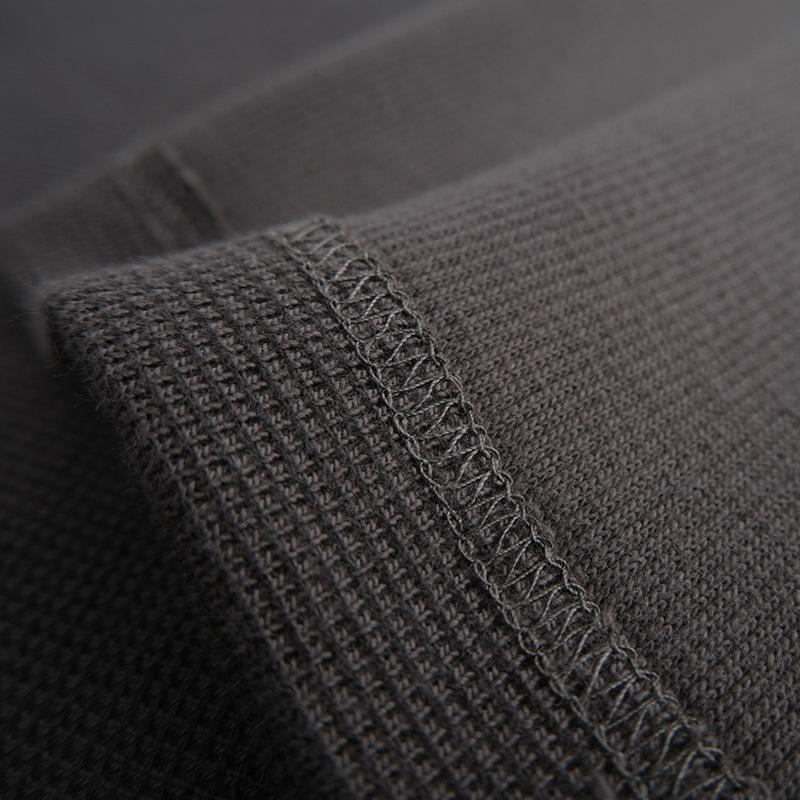 Long-staple Cotton Japanese Simple Drawstring Waist Straight Sweatpants Men