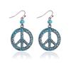 GemChic Women's New Vintage Flower Pattern Hollow Earrings Ethnic Fashion Hook Earrings Birthday Christmas Jewelry Gift