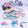 22cm Colorful 3D Printed Dragon Toy with Movable Joints And Tail - Funny Poseable Figure for Gags Christmas Pranks Novelty Gift