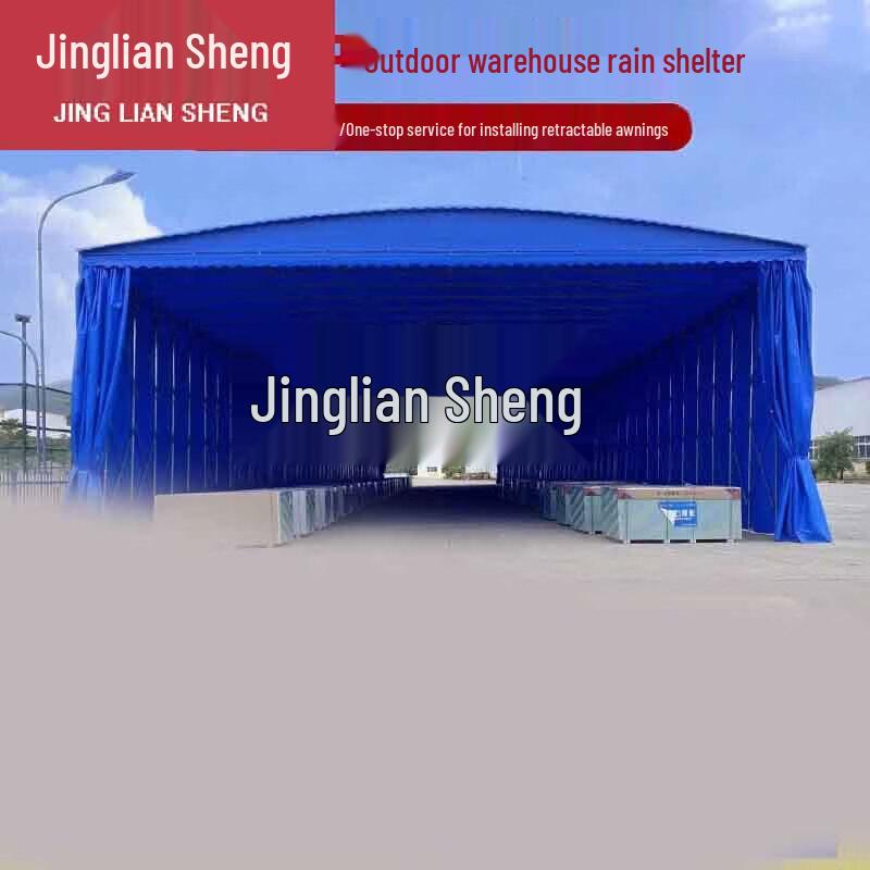 Retractable Outdoor Rainproof Sunshade Canopy
