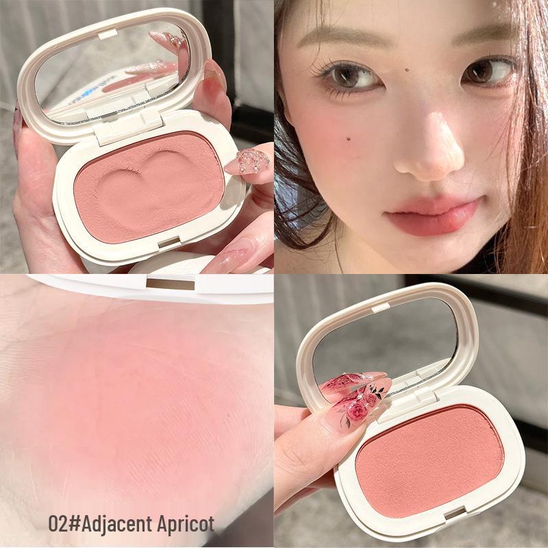 Yan Phantom Bear Matte Blush - Low Saturation, Long-Lasting, Natural Monochrome Mashed Potato Shade