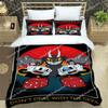 Cuphead Cartoon Druck Bettwäsche Sets Exquisite Bettwaren Bettbezug Set Bettdecke Luxus Mode Polyester Bettdeckenbezug