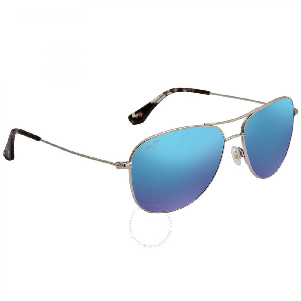 Maui Jim Cliff House Blue Hawaii Pilot Unisex Sluneční brýle B247 17 59