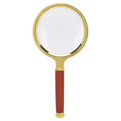 זכוכית מגדלת 80 מ"מ 6x ניידת עתיקה לקריאה תכשיטים לקשישים