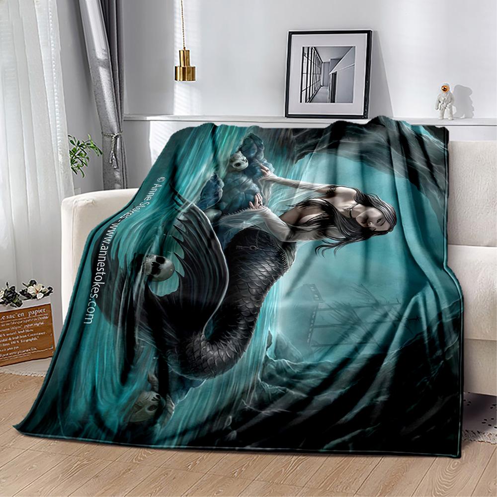 Gothic Style Blanket Durable Comfort Great for Couch Office Chair Picnics Four Seasons Multipurpose Modern Ideal Gift for Friends Family Couples Picni