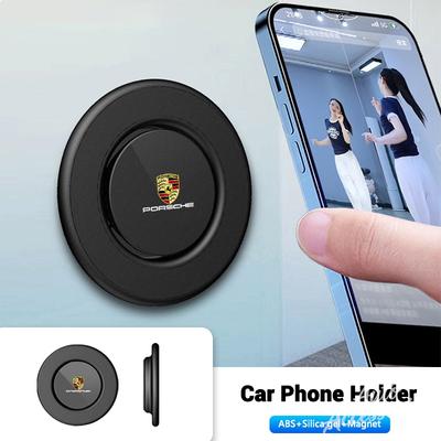 Magnetyczny Znak Samochodowy Uchwyt na Telefon Komórkowy Akcesoria Do Porsche Cayenne Panamera Macan 911 718 Taycan Boxster Cayman Pajun