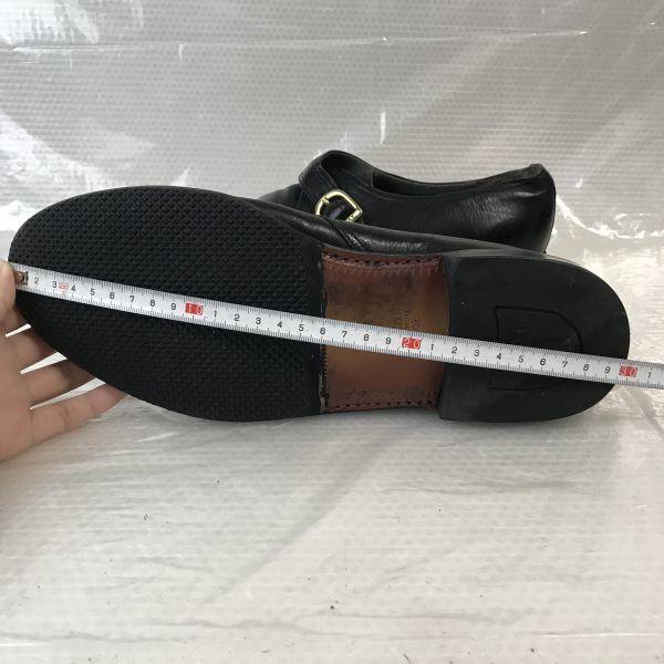 REGAL Boty Monk Strap z kůže Imperial Grade [27.0E/Černá] Společenské(POUŽITÝ)