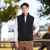 2025 Men's Stand-Up Collar Fleece-Lined Zipper Vest - Warm, Fashionable & Versatile for Autumn/Winter