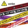Ghostly Halloween Warning Tape - Spooky House Decoration