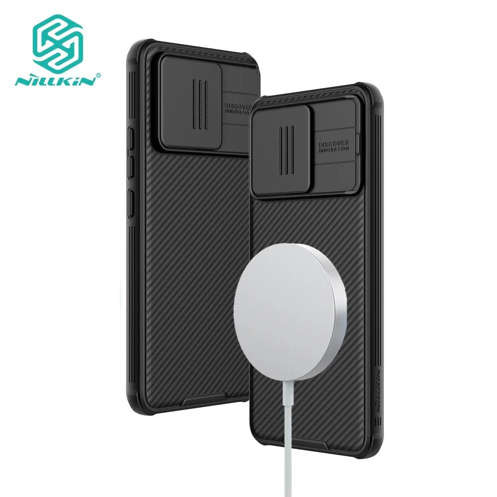 

Магнитный чехол Nillkin CamShield Pro для телефона Poco F6 Pro Redmi K70 Pro, защитный слайдер для камеры, противоударная задняя крышка