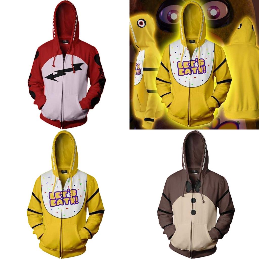 Hanorac premium costum cosplay Five Nights At Freddy's Fnaf cu model vibrant