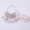 10PCS Number Stitching Marker Charm Locking Crochet Stitching Marker with Knitting Counter Scissors for Knitting Weaving