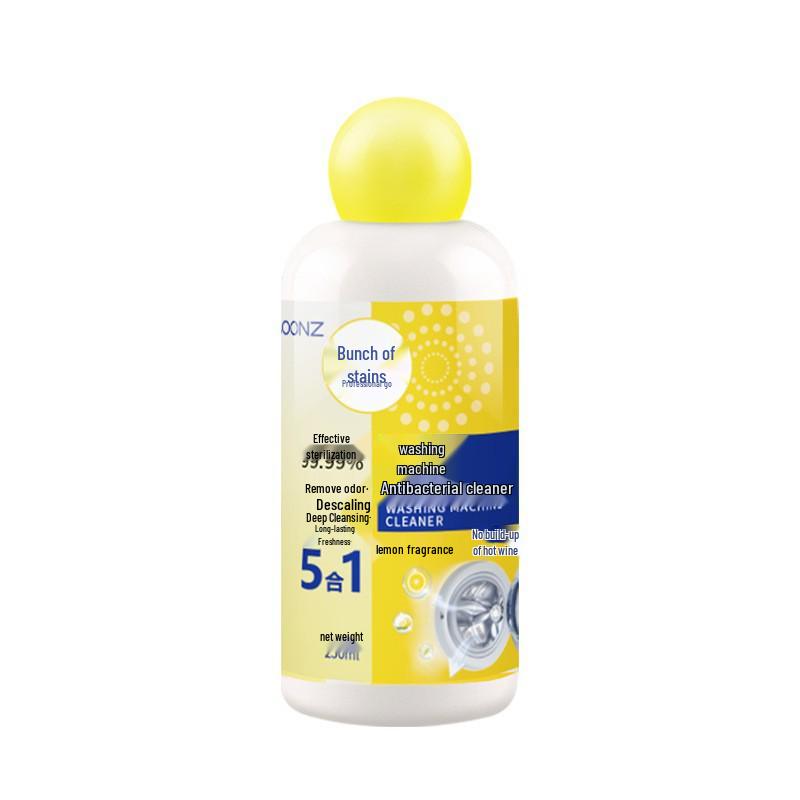 Shu Zi 250ml Washing Machine Cleaner - Strong Descaler, Stain Remover, & Sterilizing Drum Cleaning Liquid