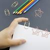 100pcs Star Moon Paper Clips Prevent Rust Skid Resistance Cute Paperclips for   Daily Use School