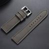 18mm 20mm 22mm 24mm Stitching Sports Watch Band Brown Genuine Leather Watch Strap Men's Steel Clasp Bracelet Universal Wristband