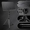 Individually Packaged Height-Adjustable Colored Folding Music Stand - Extra Thick and Large