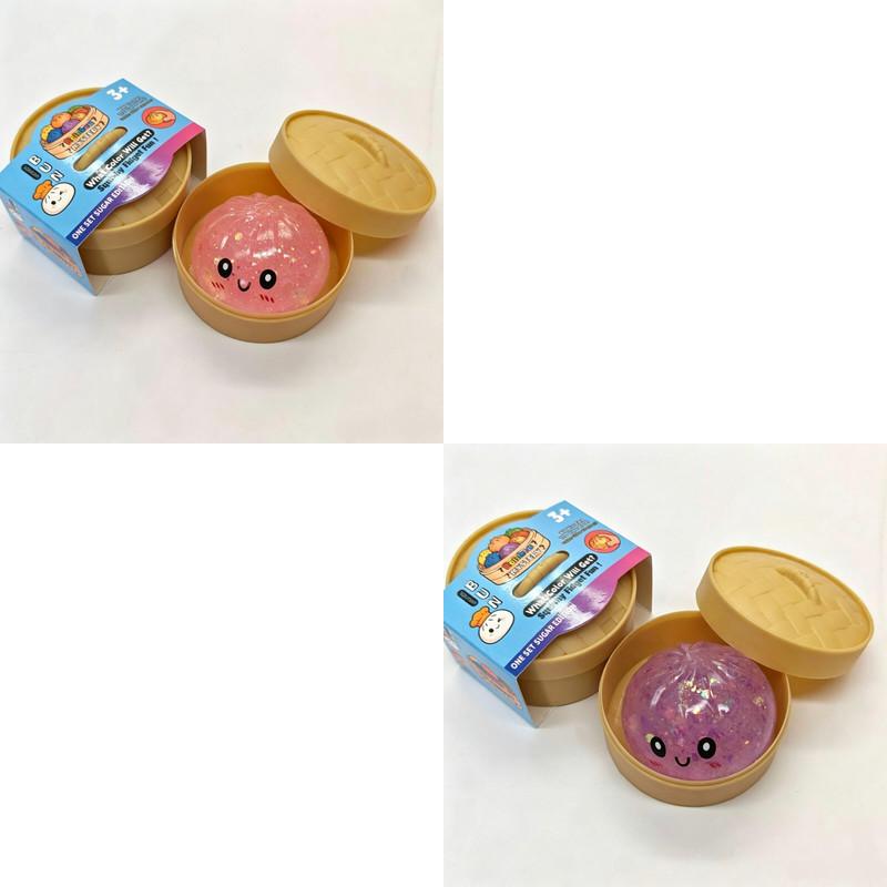 Heißer Glitzer Knödel Quetschspielzeug Squishy Malzose Serie mit Box Fidget Spielzeug Knödel Sensorisch zur Stressbewältigung Langsamer Rückprall Kreatives Geschenk