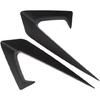Auto Parts 2PCS Side Camera Protection Cover Carbon Fiber mudapron Trim Cover for Tesla Model 3 2017-2021(Black-Matte Black)