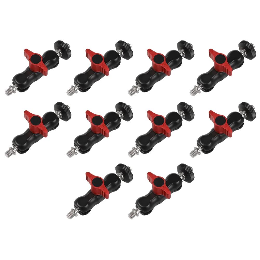 Ballhead Clamp Clip W/ 1/4inch -20 Thread Ball Mount Clamp Magic Arm Super Clamp for GoPro DSLR Camera Monitor LED Light Mic