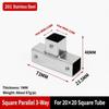 20mm 30mm Square Tube Connector Right Angle Heavy Duty Tube Coupling Connector Two/Three/Four/Five-Way Quick Connect
