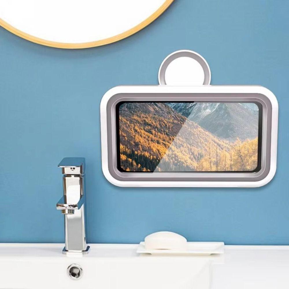 Adjustable Waterproof  Phone Mount Stand Rotatable Shower Phone Bracket  Bathroom Use