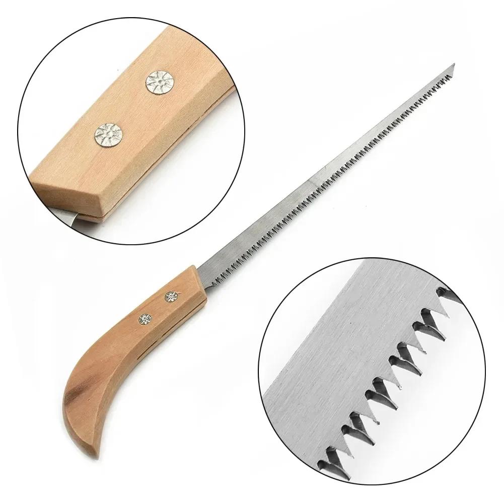 Woodworking Saw Garden Saw Portable Woodworking Hand Saw with Wooden Handle Versatile Garden Saw for Efficient Cuts China Mainland