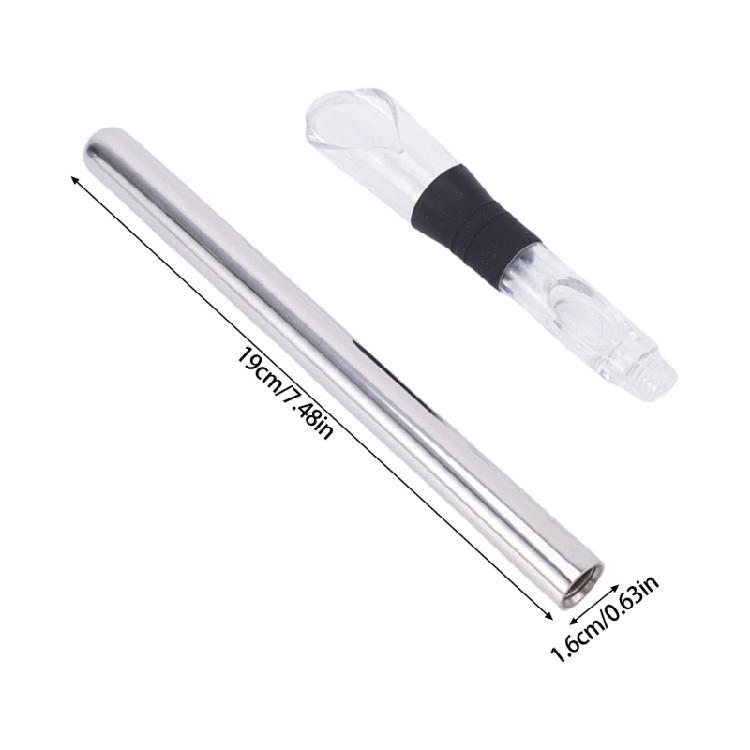 Wine Cooling Stick Stainless Steels Beer Beverage Freeze Stick Wine Chilling Rod Ice Wine Coolers for Red Wine Cooling