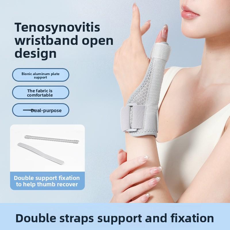 Adjustable Thumb Splint Support Brace Compression Finger Holder Protector Wrist Brace for Sprains Strains Arthritis Tendonitis