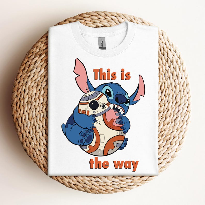 This Is The Way T-shirt, Star Wars Disney T-shirt, Star Wars Mickey Ears Shirt, stitch Shirt, stitch Disney Shirt 120