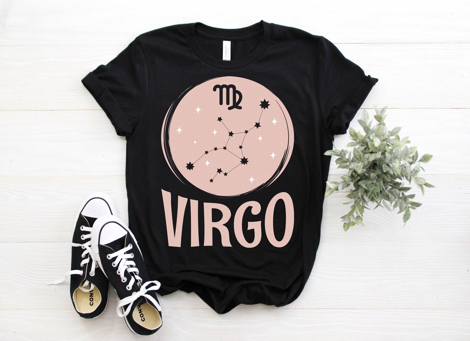 Virgo Horoscope Zodiac Astrological Sign Beautiful Cute T-Shirt, Born On August 23 - September 22 Gifts, Cool Virgo Birthday Present Tee 140