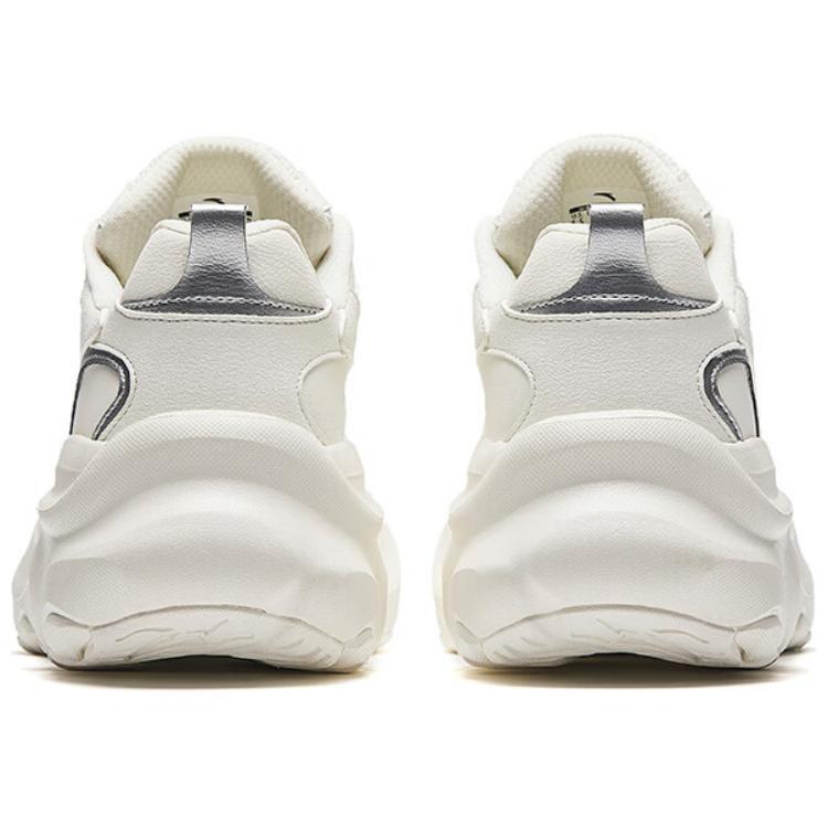 Anta Women's Xingfeng Retro Chunky Dad Shoes Off White Silver Grey 922448888-3