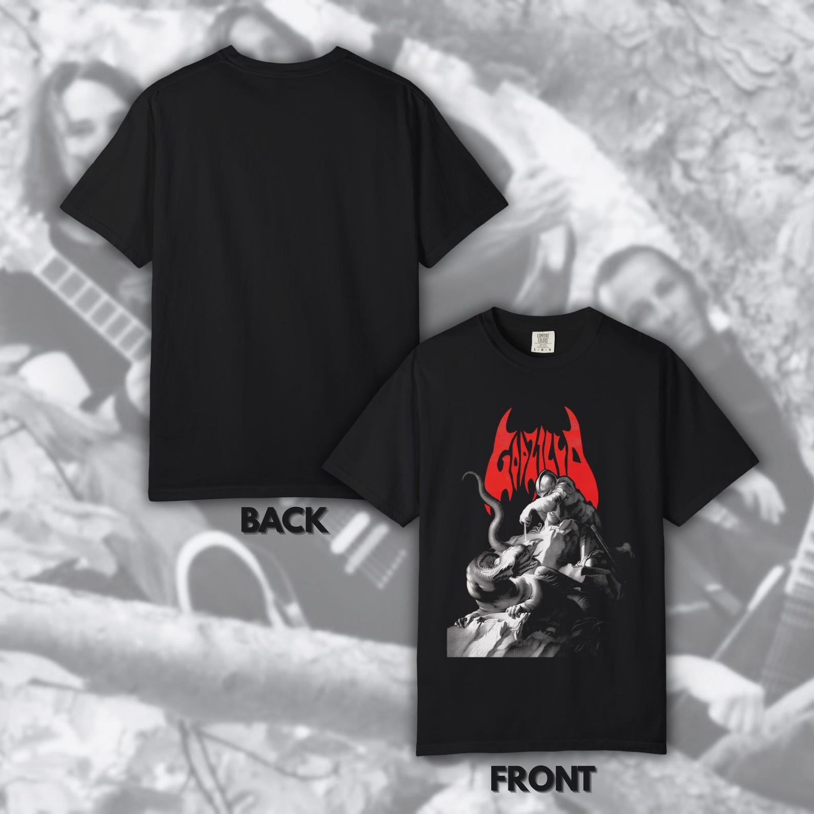Gojira - Godzilla Demo | Size- S, M, L, XL, 2-4 XL S