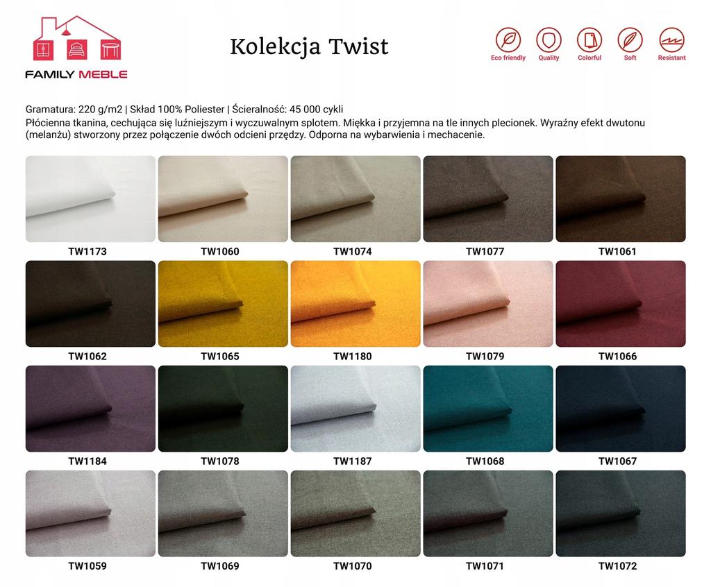 Fotel uszak ARI skandynawski Family Meble granatowy elegancki jeans