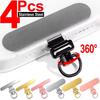 Handy-Sicherungslasche 360° drehbar Ultra-dünn Universell Edelstahl Handy-Lanyard-Clip Metall-Patch Anti-Verlust-Riemen Fixierring 1