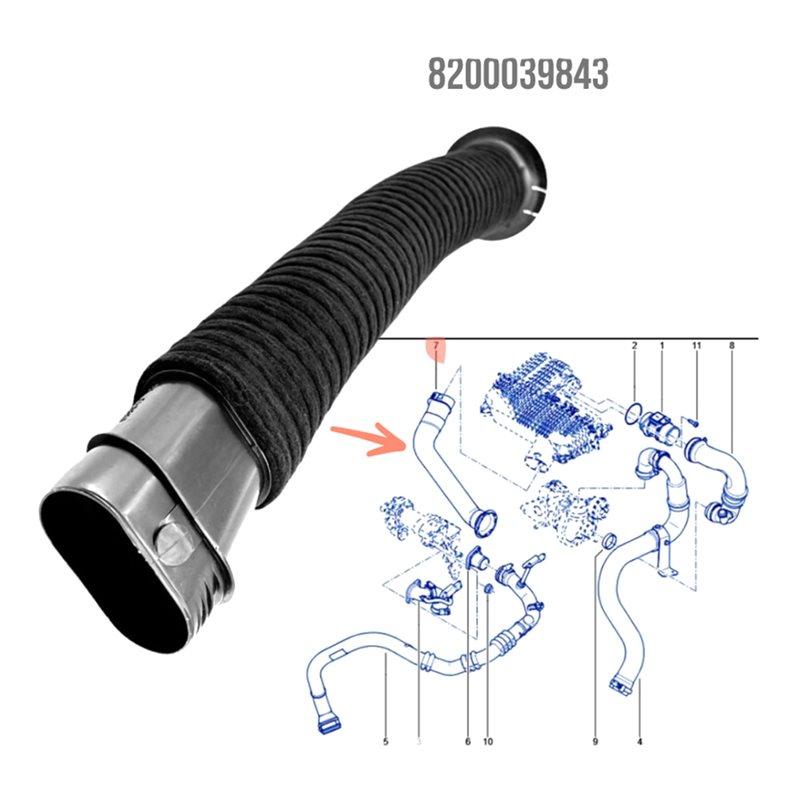 A11M-For Renault Kangoo 1 Clio 2 Symbol Thalia 1.5 Dci 8200039843 Engine Air Filter Intake Pipe Hose Replacement Part