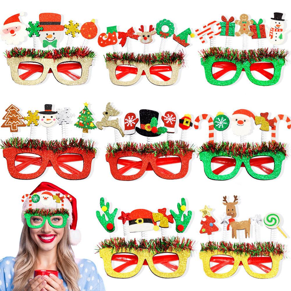 Playful Christmas Themed Glasses Cheerful Designs For Making Memories Holiday