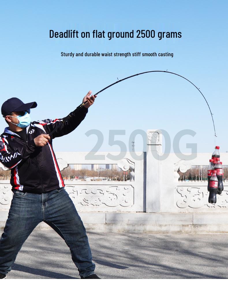 Fiberglass Lure Rod, M/ML Action with Hollow Spigot Handle