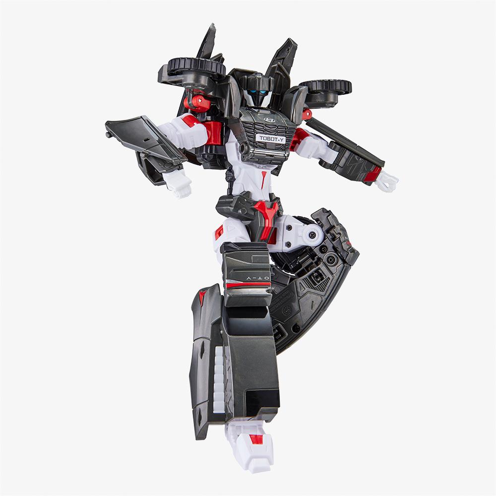 [young toys] Tobot Y Metallic Gray Color Change Transforming Robot (Large Avante)
