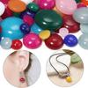 5-10pcs/lot 4-25mm Natural Stone Cabochon Colorful Jade Half Round Cabochon For Jewelry Making DIY Earrings Necklace Accessories