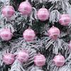 6pcs Painted Christmas Balls Pendant Shatterproof Christmas Gift Balls  Hotel Mall
