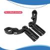 Motorcycle Highway Pegs Short Angled  ride Footrests with Adjustable Mount Aluminum Rubber for  1.25" Engine Guard