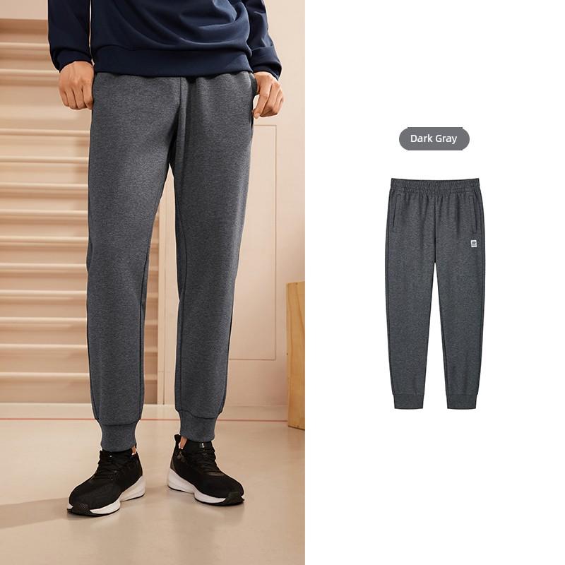 361 Men s Summer Knit Jogger Pants, Comfortable Fitness Training Sweatpants for Men S серый