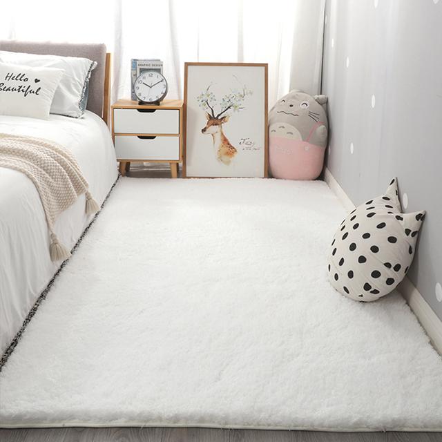 Modern Living Room Carpet Nursery With Fluffy Soft Carpets Teen Room Decor House Entrance Bathroom Bedroom Anti -Slip Doormats