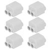 6 Pcs No Break Wire Connector 1000V 100A Splitter Connector T Type Splitter  Speaker Pendant Light