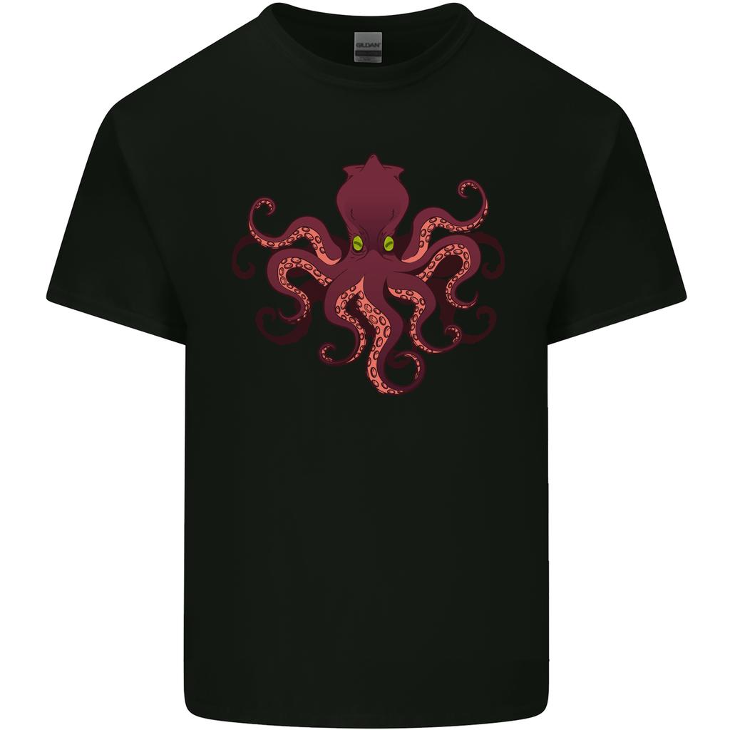 Octopus Cthulhu Kraken Squid Scuba Diving Unisexs Light Cotton TShirt