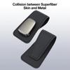 Multifunction Eyeglasses Clip PU Leather Solid Color Card Case Portable Sun Visor Sunglasses Holder Auto Interior Accessories