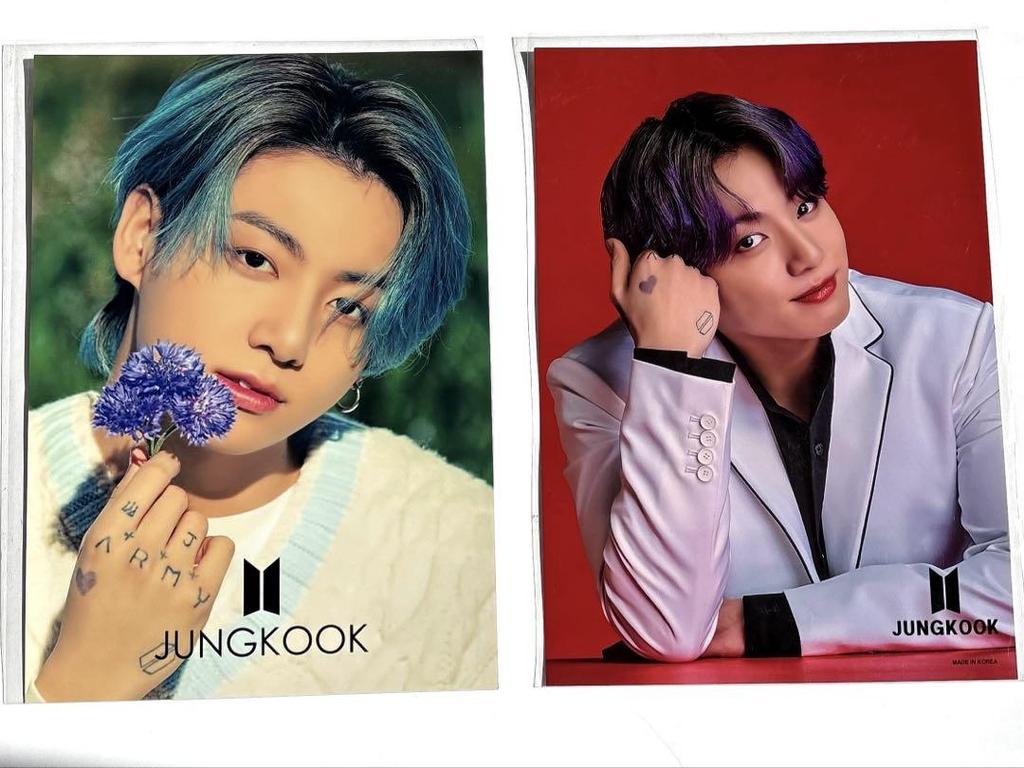 [USED] BTS Jungkook Acrylic Frame A2 Size with 4 Bonus Items
