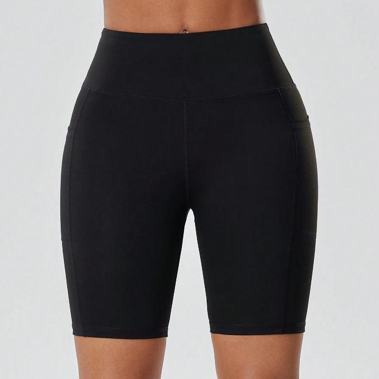 Breathable Quick-drying Yoga Shorts with A Bum-lifting Design Running and Fitness Shorts High-waisted Skin-tight Sports and Cycling Tights