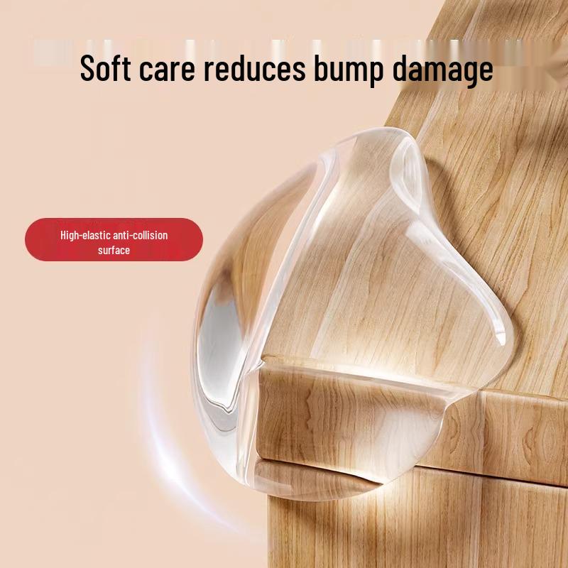 Transparent Child Safety Corner Protectors for Tables and Furniture